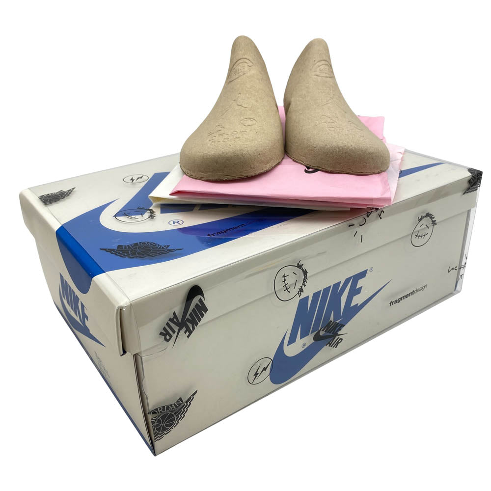 NIKE AIR JORDAN ナイキ ジョーダン DM7866-140 フェイクバスターズ鑑定済 × Travis Scott トラヴィススコット × Fragment フラグメント Air Jordan 1 Low OG SP Military Blue AJ1 エアジョーダン ロー スニーカー ブラック系 ブルー系 26.5cm【新古品】【未使用】【中古】