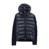 MONCLER モンクレール 19AW E20919416200 MAGLIONE TRICOT CARDIGAN ニット切替 ダウン ジャケット ダークネイビー系 M【中古】