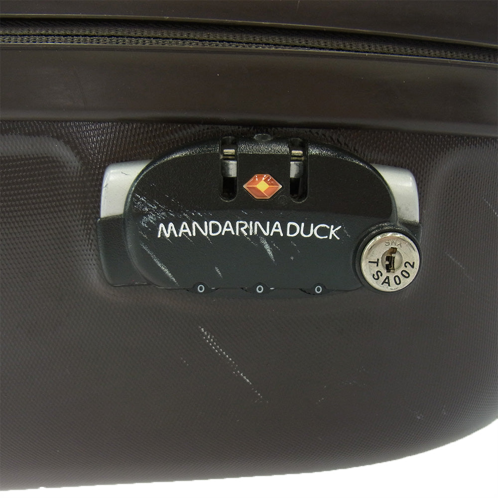 MANDARINA DUCK マンダリナダック キャスターバッグ キャリーケース スーツケース ブラウン系【中古】