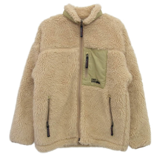FIRST DOWN ファーストダウン 203-1510 ボア フリース ジャケット オフホワイト系 L【中古】