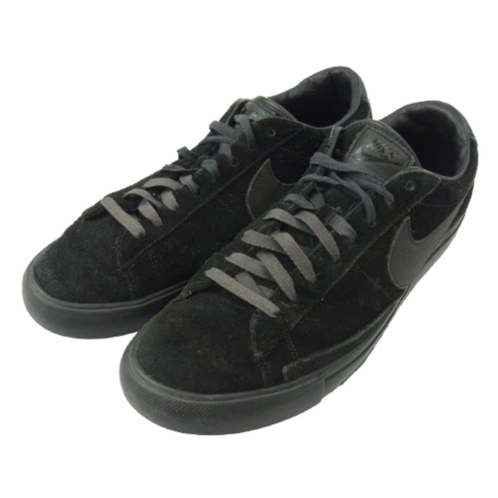 NIKE AIR JORDAN ナイキ ジョーダン 633699-009 × Comme des Garcons コムデギャルソン SB Blazer Low ブレーザー ロー スニーカー ブラック系 29cm【中古】