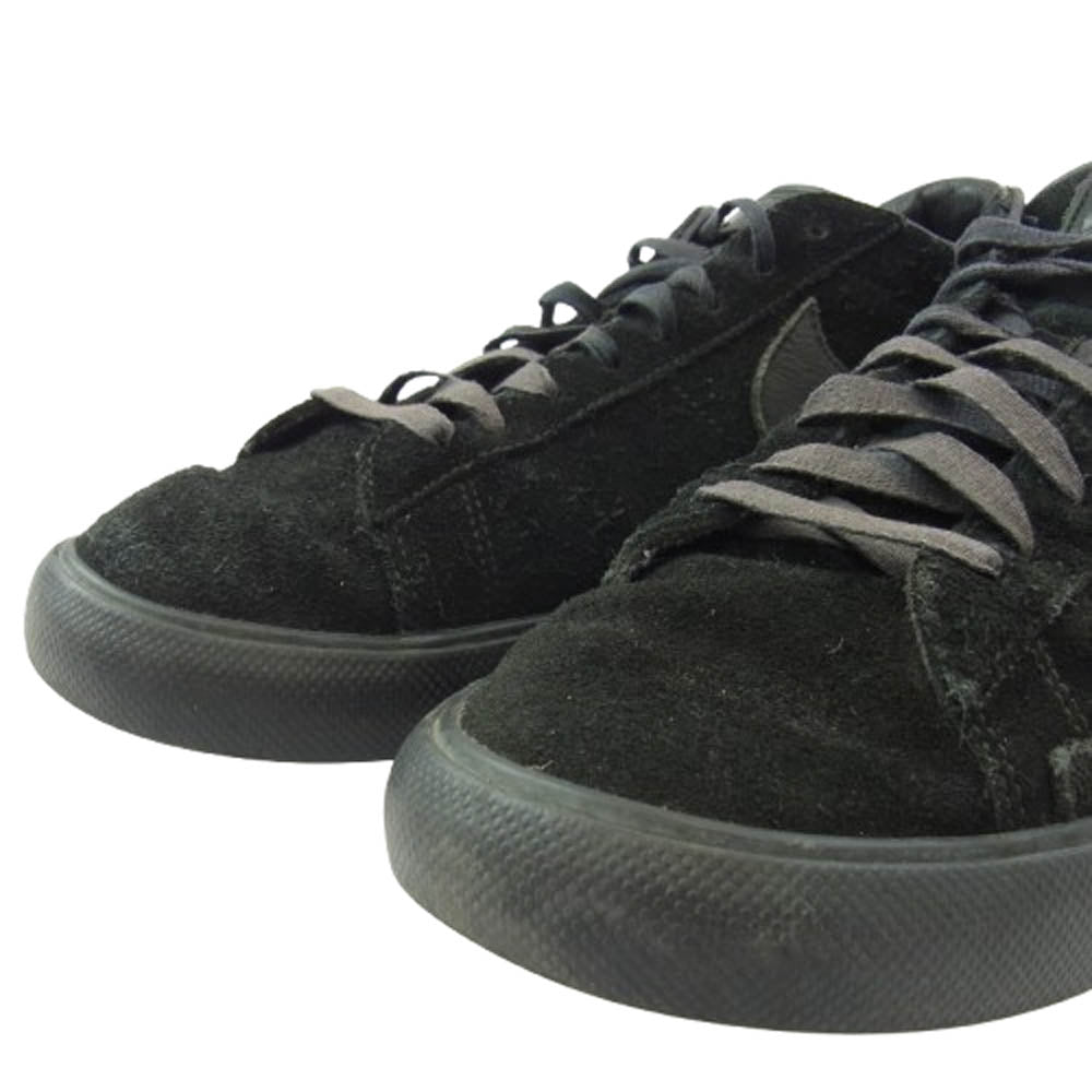 NIKE AIR JORDAN ナイキ ジョーダン 633699-009 × Comme des Garcons コムデギャルソン SB Blazer Low ブレーザー ロー スニーカー ブラック系 29cm【中古】
