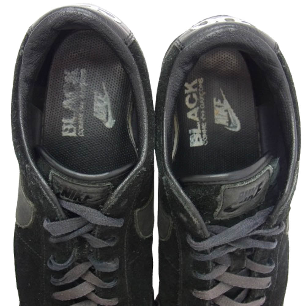 NIKE AIR JORDAN ナイキ ジョーダン 633699-009 × Comme des Garcons コムデギャルソン SB Blazer Low ブレーザー ロー スニーカー ブラック系 29cm【中古】