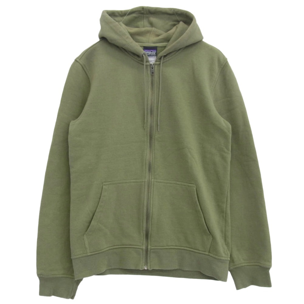 patagonia パタゴニア 12AW 27542 Hooded Sweatshirt ジップアップ パーカー モスグリーン系 S【中古】