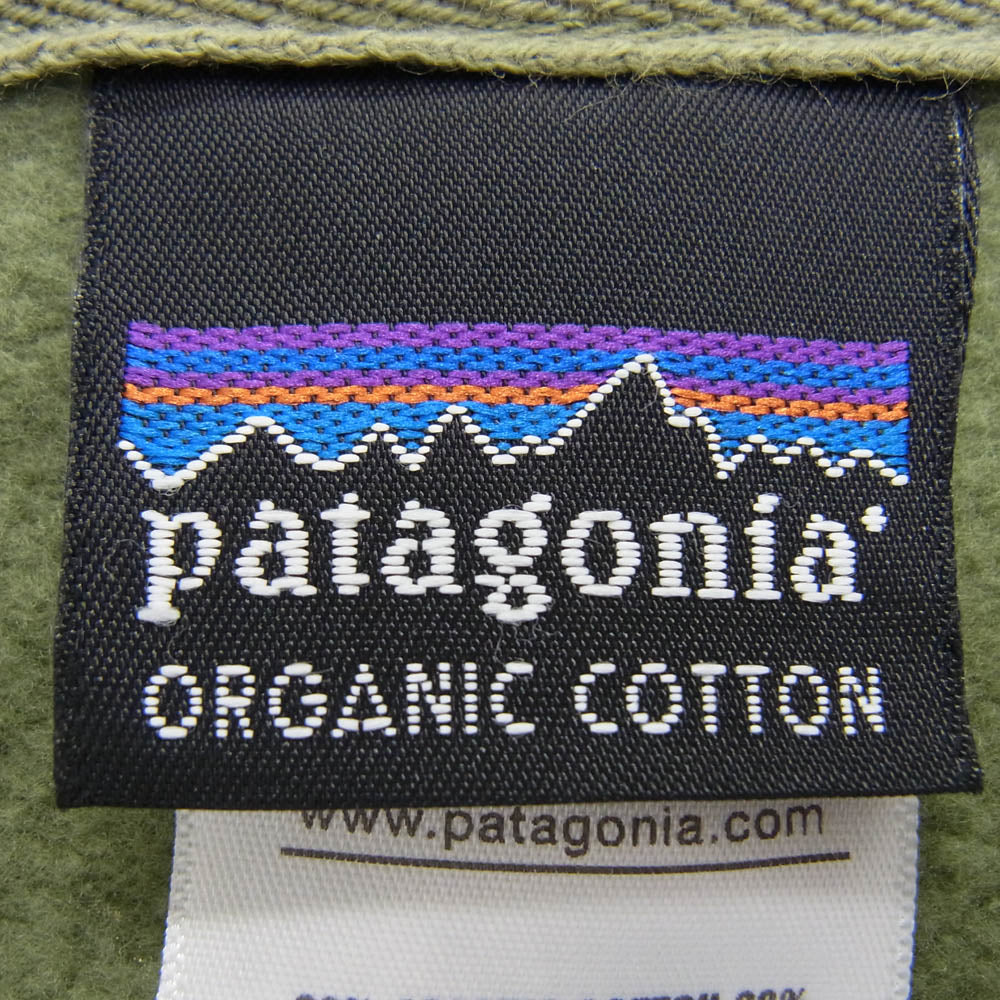 patagonia パタゴニア 12AW 27542 Hooded Sweatshirt ジップアップ パーカー モスグリーン系 S【中古】