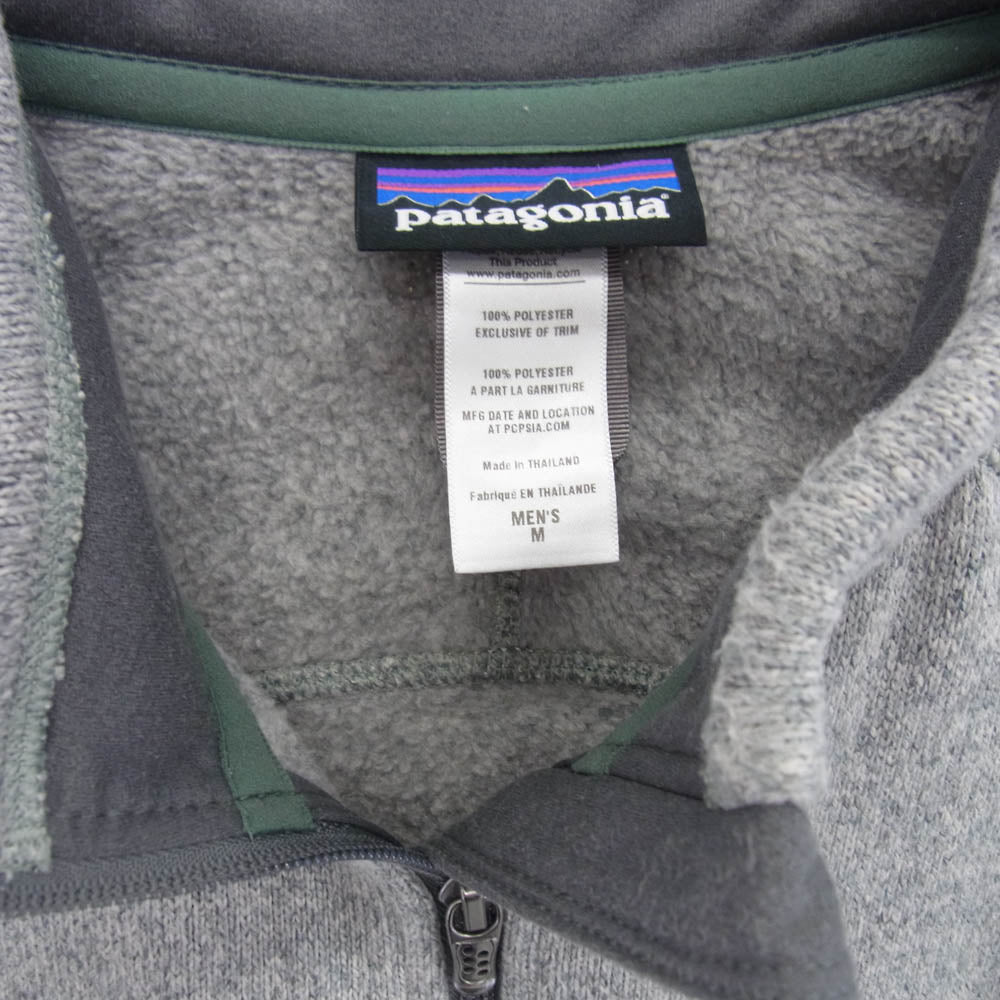 patagonia パタゴニア 13AW 25526 13年製 Better Sweater ベター セーター フリース ジャケット グレー系 M【中古】