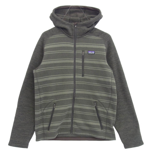 patagonia パタゴニア 13AW 25662 13年製 BETTER SWEATER HOODY ベターセーターフーディ フリース パーカー ジャケット カーキ系 M【中古】