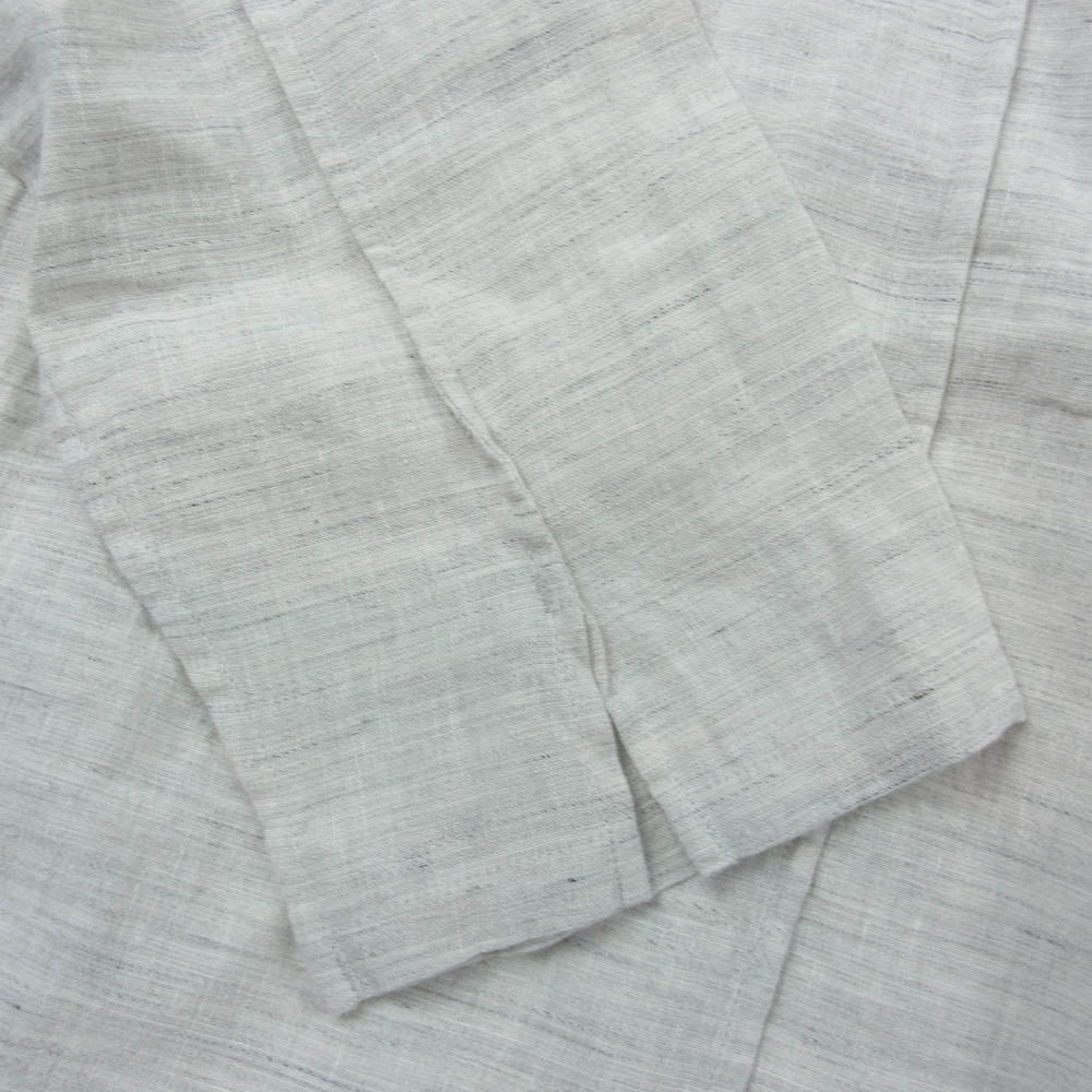 KAZUYUKI KUMAGAI ATTACHMENT カズユキクマガイアタッチメント KS71-034 Li/Co シャンブレー ロングチュニック カットソー グレー系 1【美品】【中古】