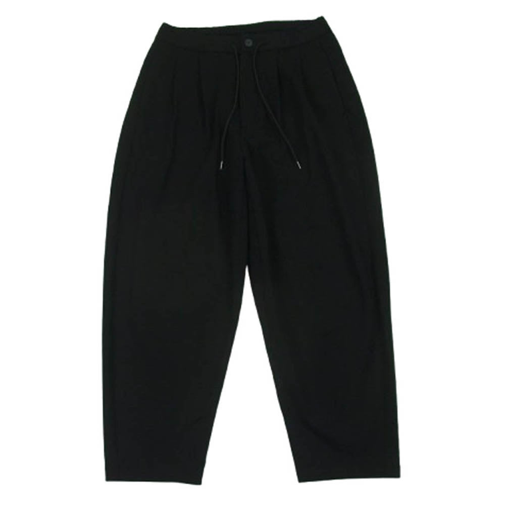 ATTACHMENT アタッチメント AP12-246 COMPRESSED PONTE JERSEY コンプレッスド ポンチ ジャージー イージー パンツ ブラック系 2【中古】