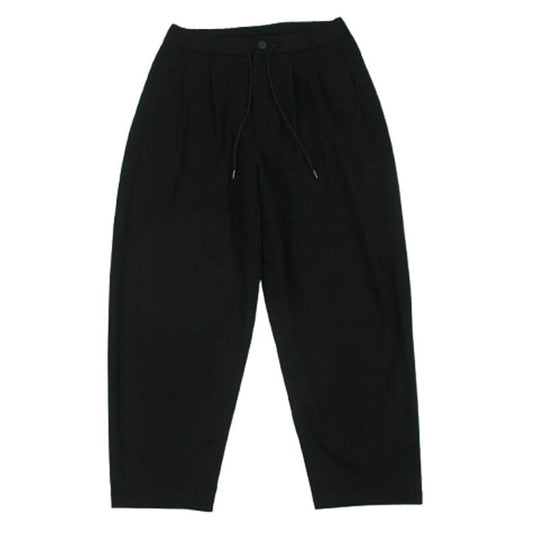 ATTACHMENT アタッチメント AP12-246 COMPRESSED PONTE JERSEY コンプレッスド ポンチ ジャージー イージー パンツ ブラック系 2【中古】
