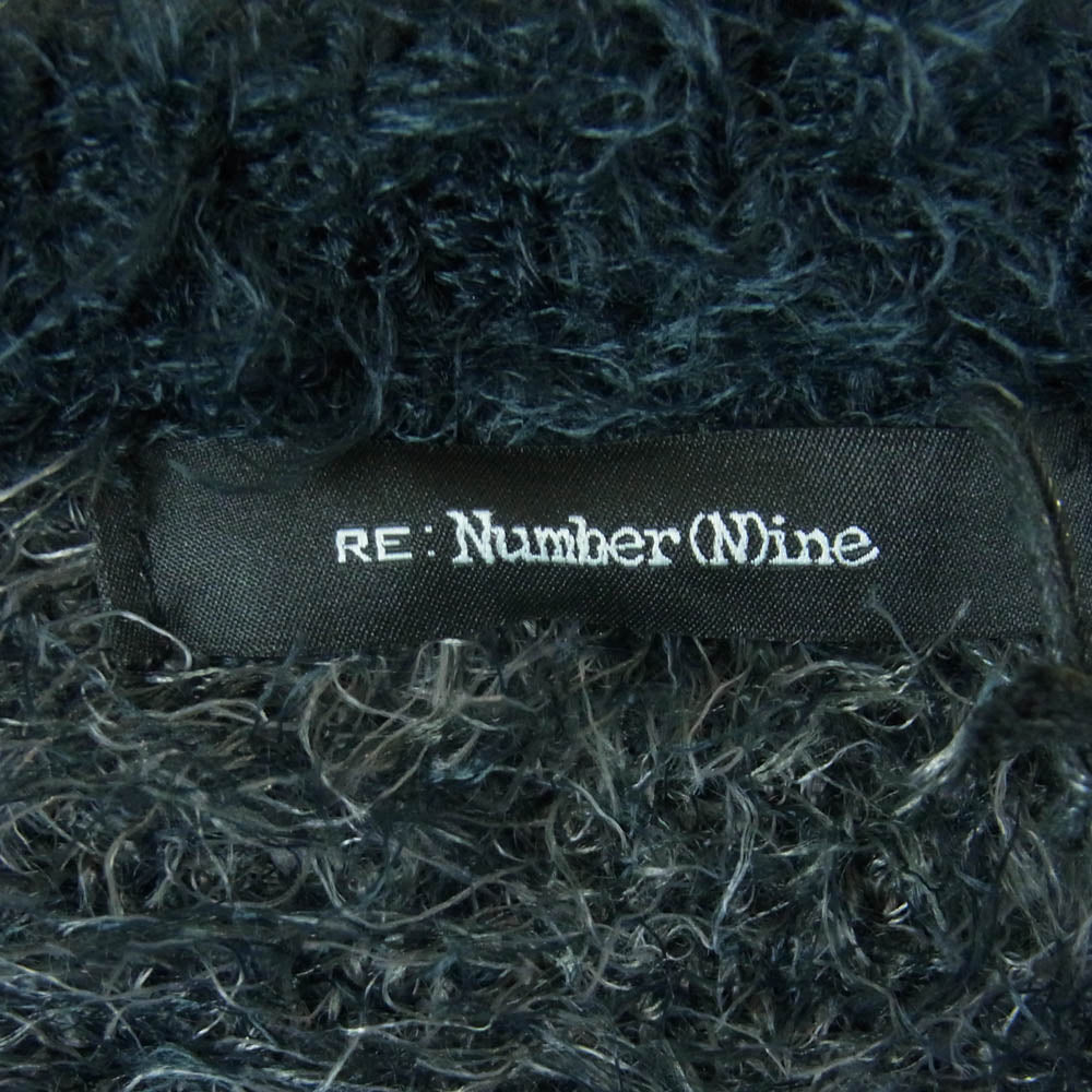 NUMBER(N)INE ナンバーナイン NMBkn405 RE: Number (N)ine リナンバーナイン モヘア ニット セーター ダークグレー系 DARK GRAY 2【極上美品】【中古】