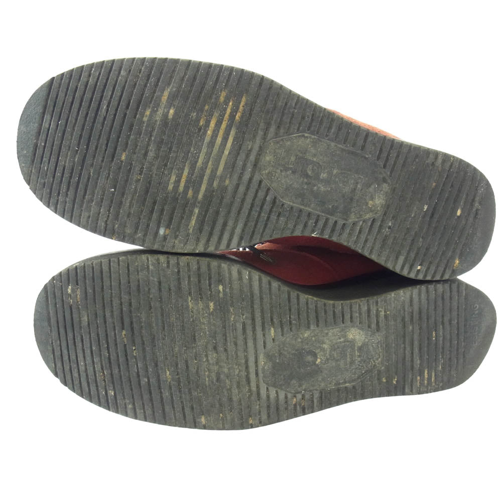 BACKBONE バックボーン SUEDE PLAIN TOE スエード プレーントゥ ブーツ オレンジ系 40【中古】