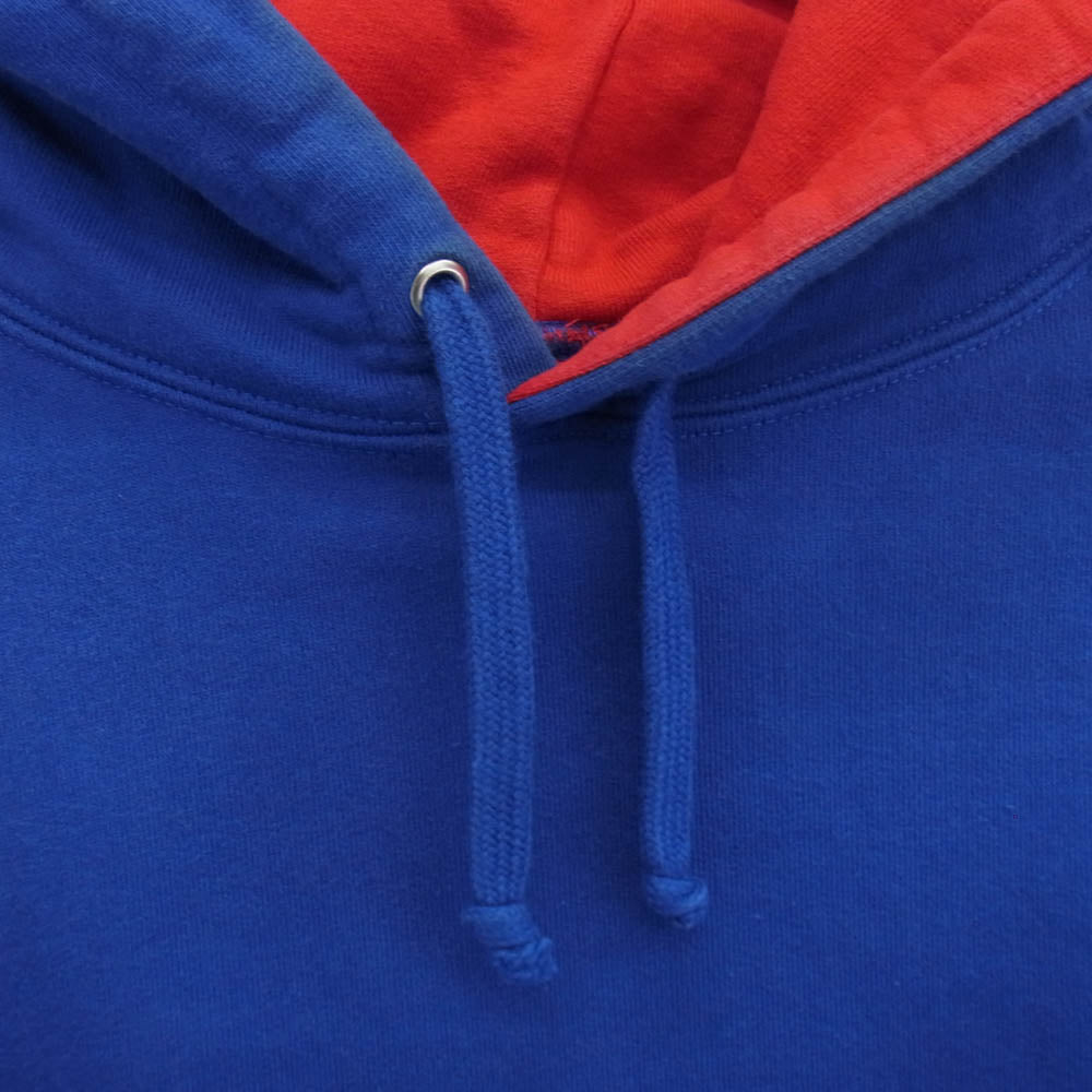 Supreme シュプリーム 18SS Sideline Hooded Sweatshirt サイドライン フーデッドスウェットシャツ プルオーバー パーカー ブルー系 S【中古】