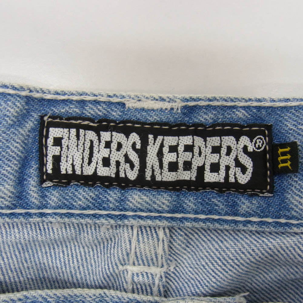 ファインダーズキーパーズ 40831402 FK-BAGGY JEAN デニムパンツ ライトブルー系 M【中古】