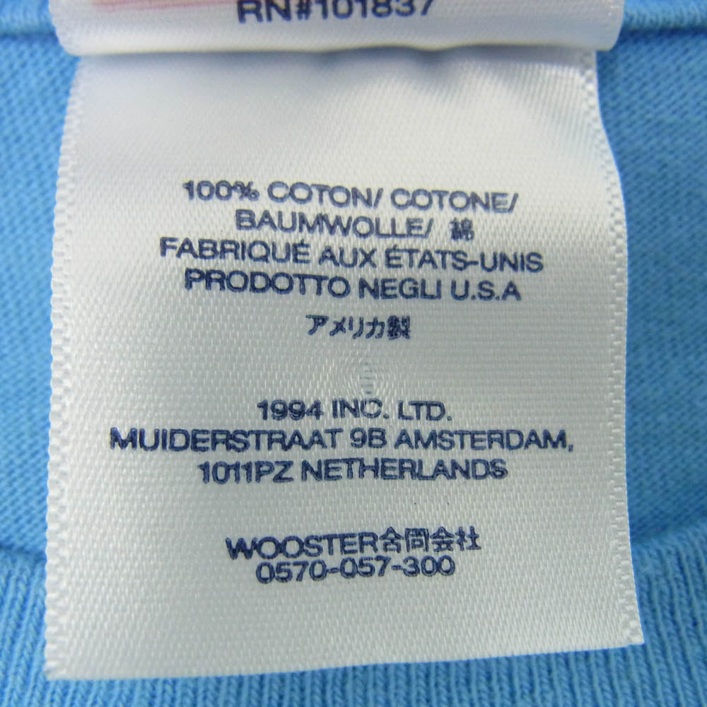 Supreme シュプリーム 24SS Paris Tee パリ ロゴ 半袖Tシャツ ライトブルー系 S【中古】