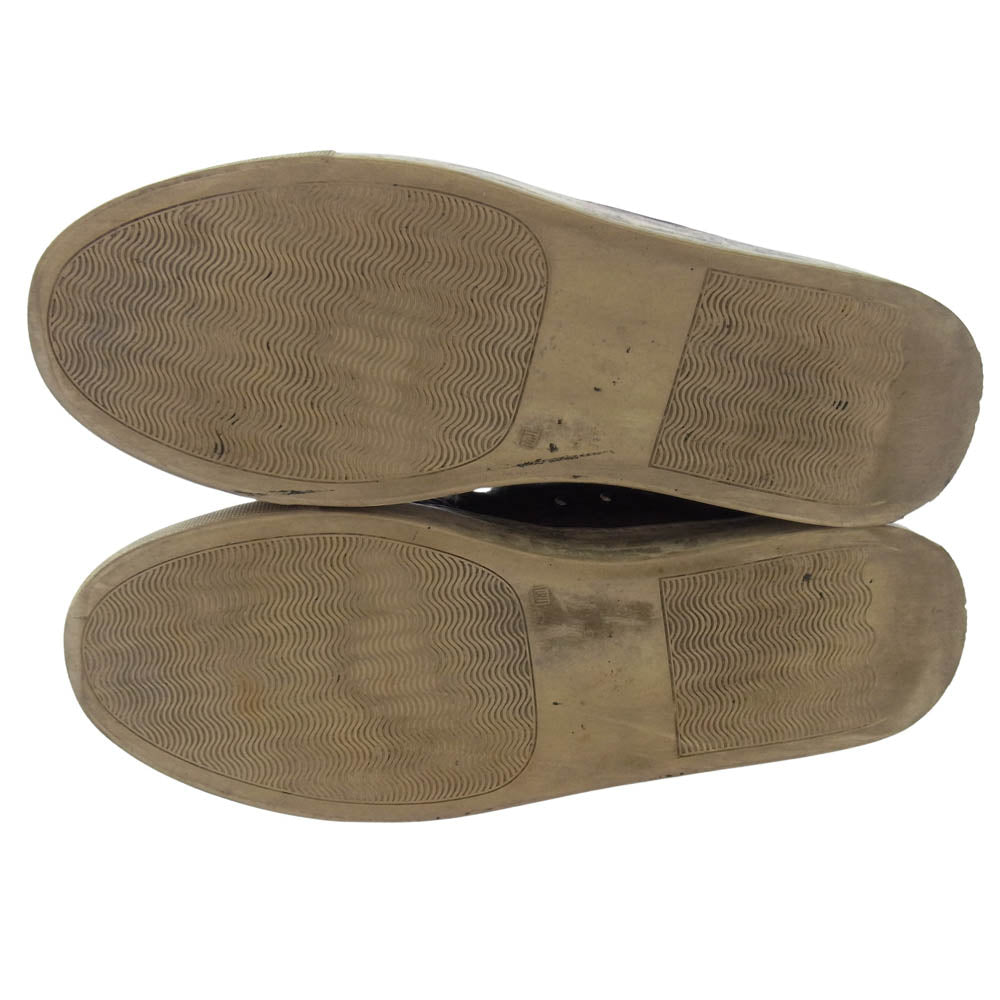 Y's Yohji Yamamoto ワイズ ヨウジヤマモト レザー ローカット スニーカー ブラウン系 42【中古】