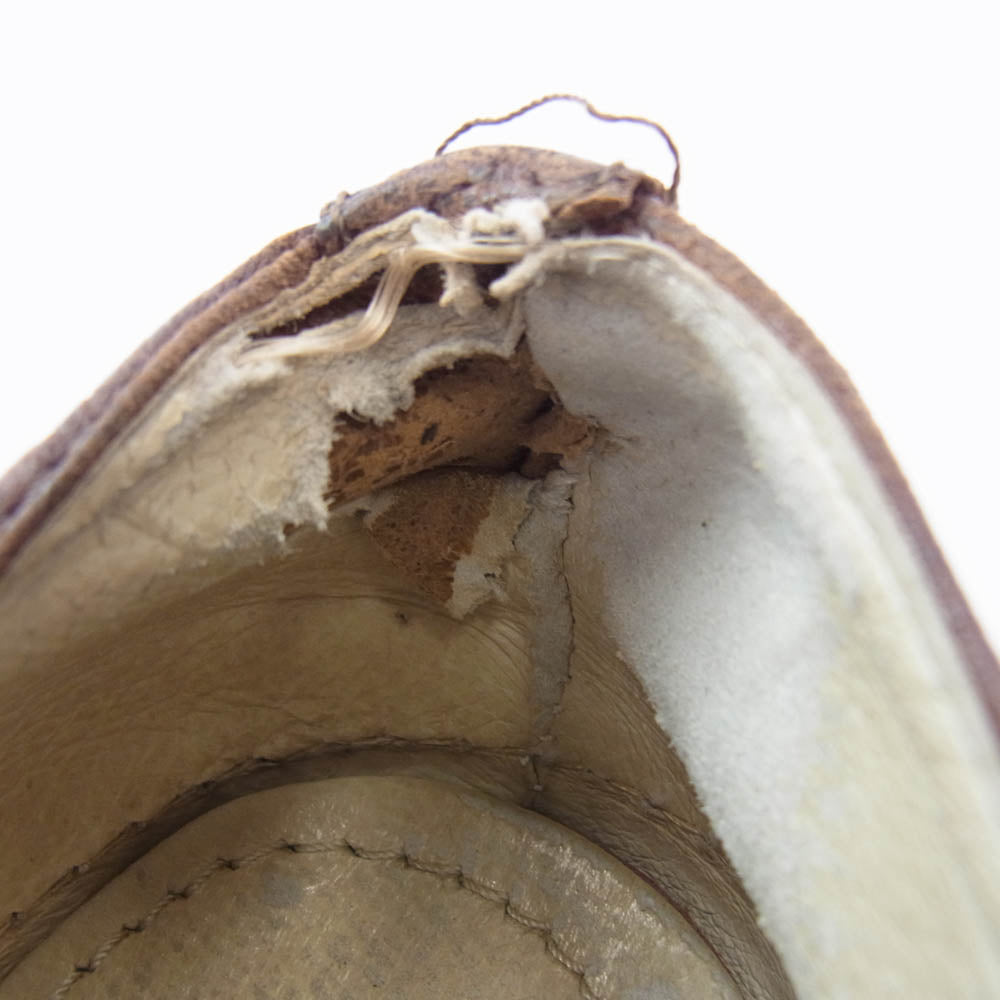 Y's Yohji Yamamoto ワイズ ヨウジヤマモト レザー ローカット スニーカー ブラウン系 42【中古】