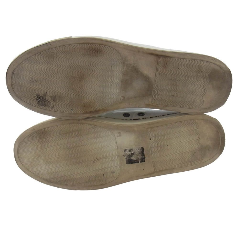 Y's Yohji Yamamoto ワイズ ヨウジヤマモト スリッポン ローカット スニーカー ホワイト ホワイト系 40【中古】