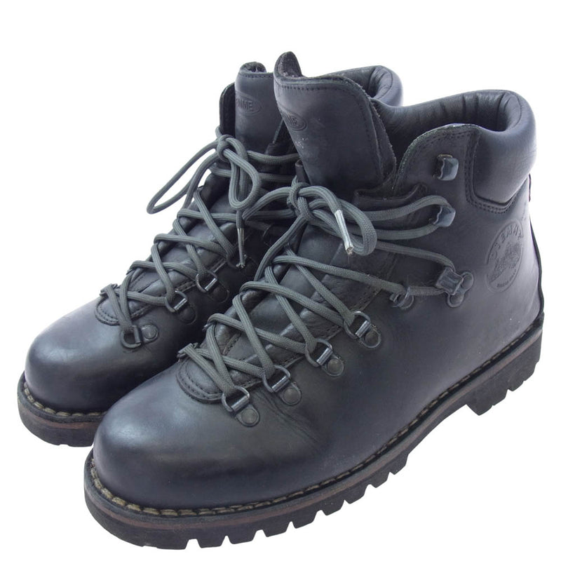 DIEMME イタリア製 レザー トレッキング ブーツ ブラック系 41【中古】