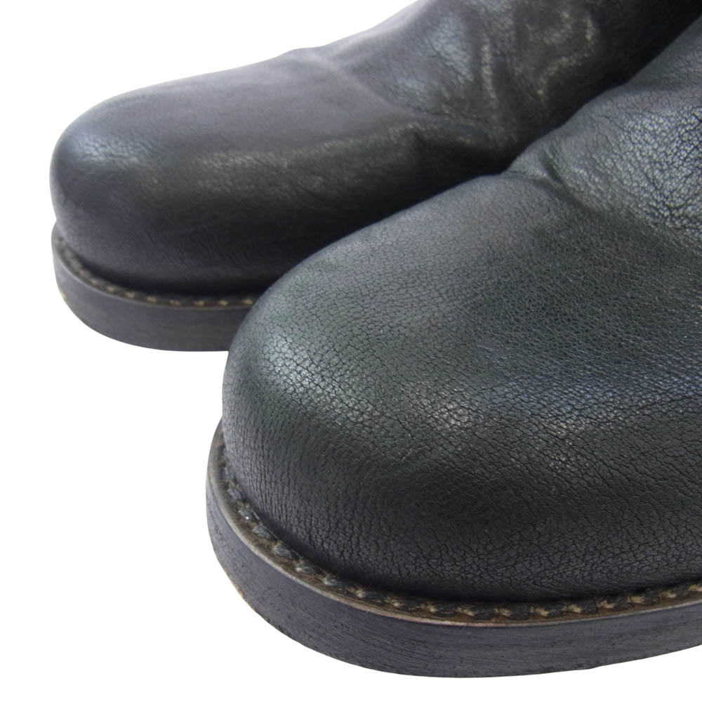 Y's Yohji Yamamoto ワイズ ヨウジヤマモト イタリア製 レザー ストラップ ブーツ ブラック系 41【中古】