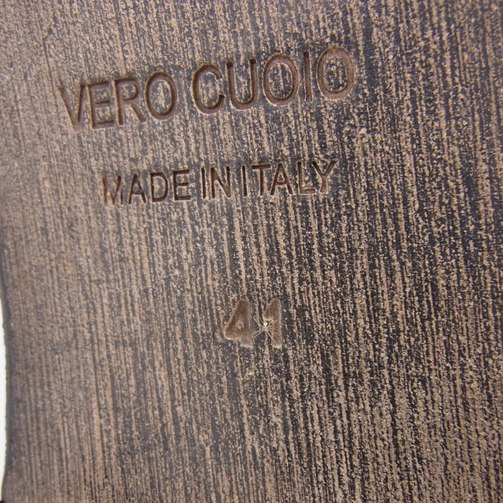 Y's Yohji Yamamoto ワイズ ヨウジヤマモト イタリア製 レザー ストラップ ブーツ ブラック系 41【中古】