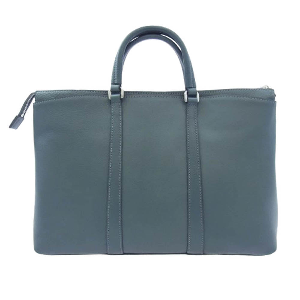 aniary アニアリ 07-01005 Shrink Leather シュリンクレザー ブリーフケース ビジネスバッグ グレー系【新古品】【未使用】【中古】