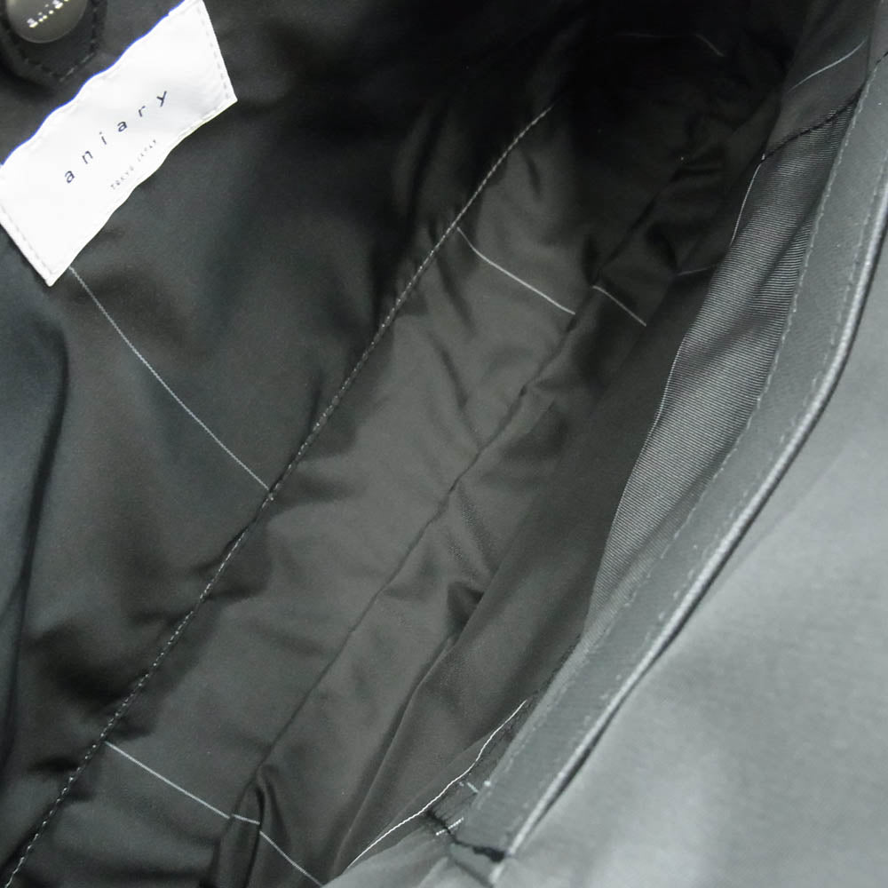 aniary アニアリ 34-01000 Tote G-Film Leather レザー ビジネスバッグ ブラック系【新古品】【未使用】【中古】