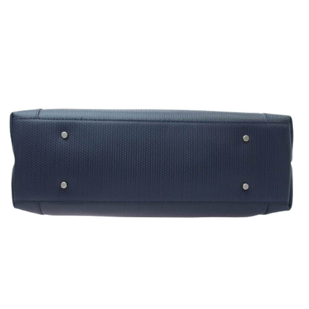 aniary アニアリ 34-02000 G-Film Leather ジーフィルム レザー トートバッグ ネイビー系【新古品】【未使用】【中古】