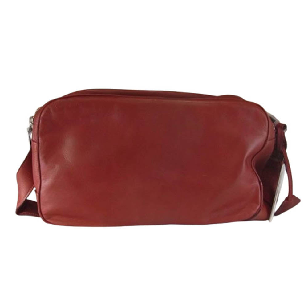 aniary アニアリ 28-03000 Riality Leather レザー ショルダーバッグ レッド系【新古品】【未使用】【中古】
