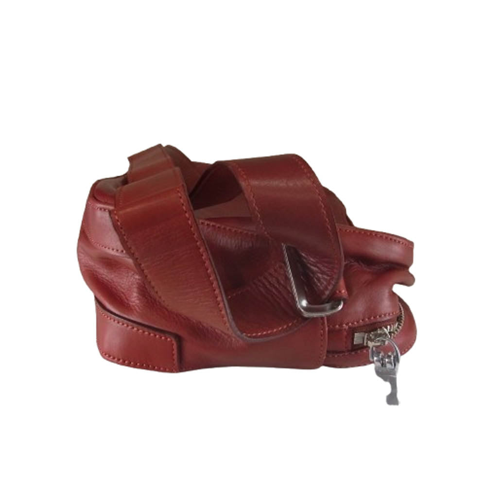 aniary アニアリ 28-03000 Riality Leather レザー ショルダーバッグ レッド系【新古品】【未使用】【中古】