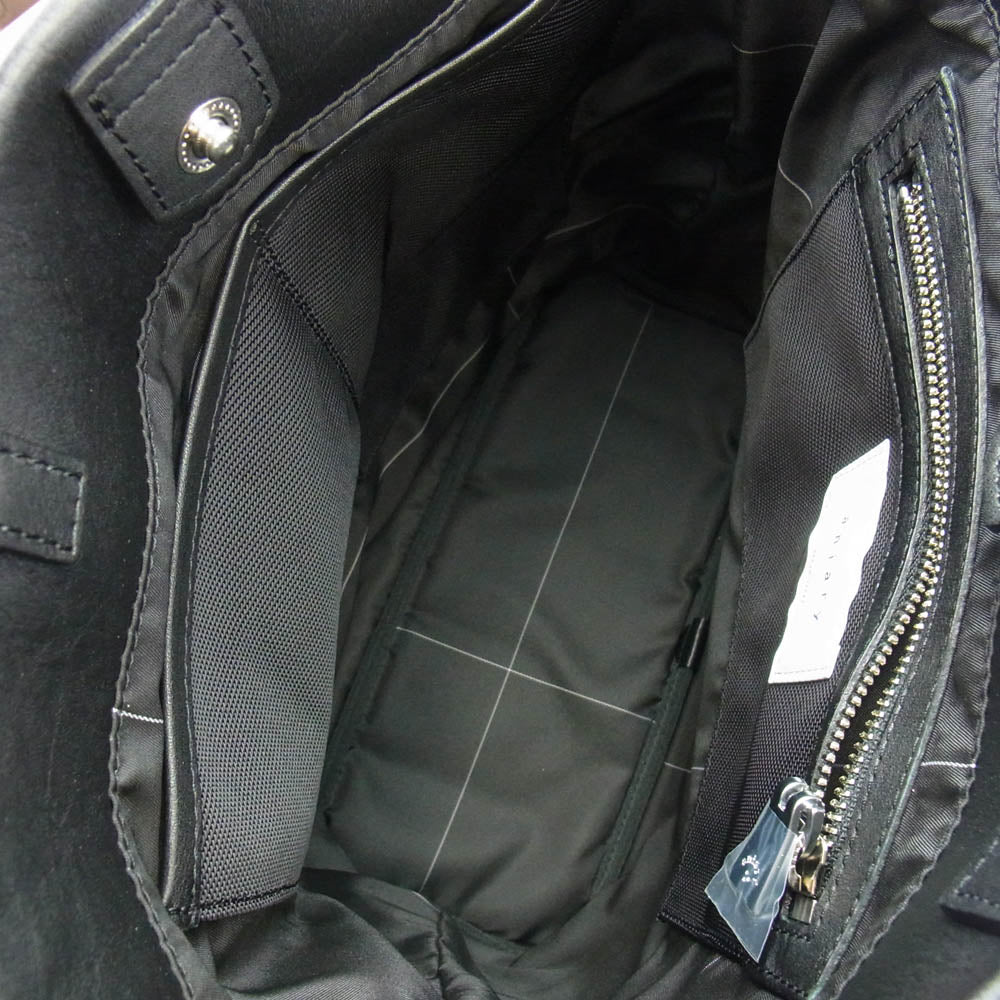aniary アニアリ 37-02000 Tote レザー トート バッグ ブラック系【新古品】【未使用】【中古】