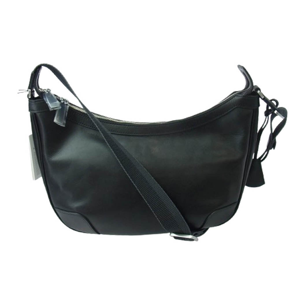 aniary アニアリ 01-03008 Antique Leather アンティークレザー ショルダーバッグ ブラック系【新古品】【未使用】【中古】