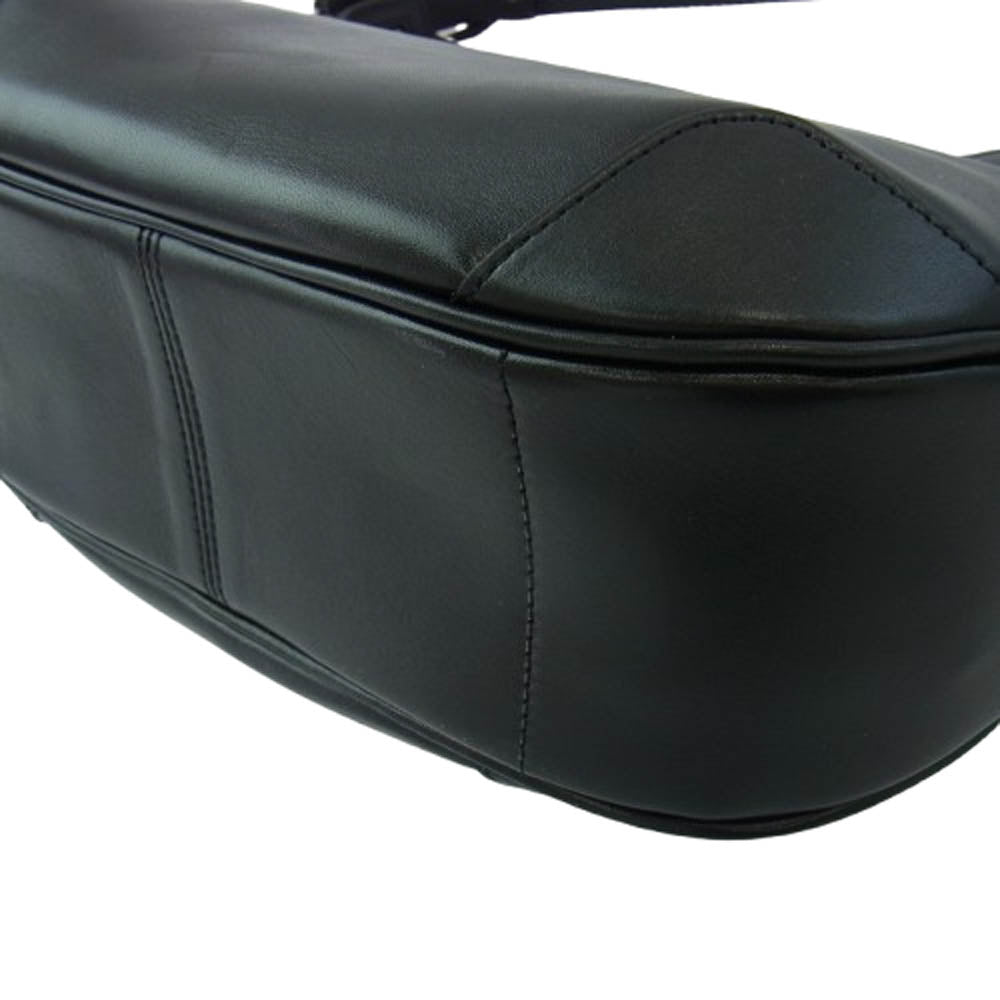 aniary アニアリ 01-03008 Antique Leather アンティークレザー ショルダーバッグ ブラック系【新古品】【未使用】【中古】