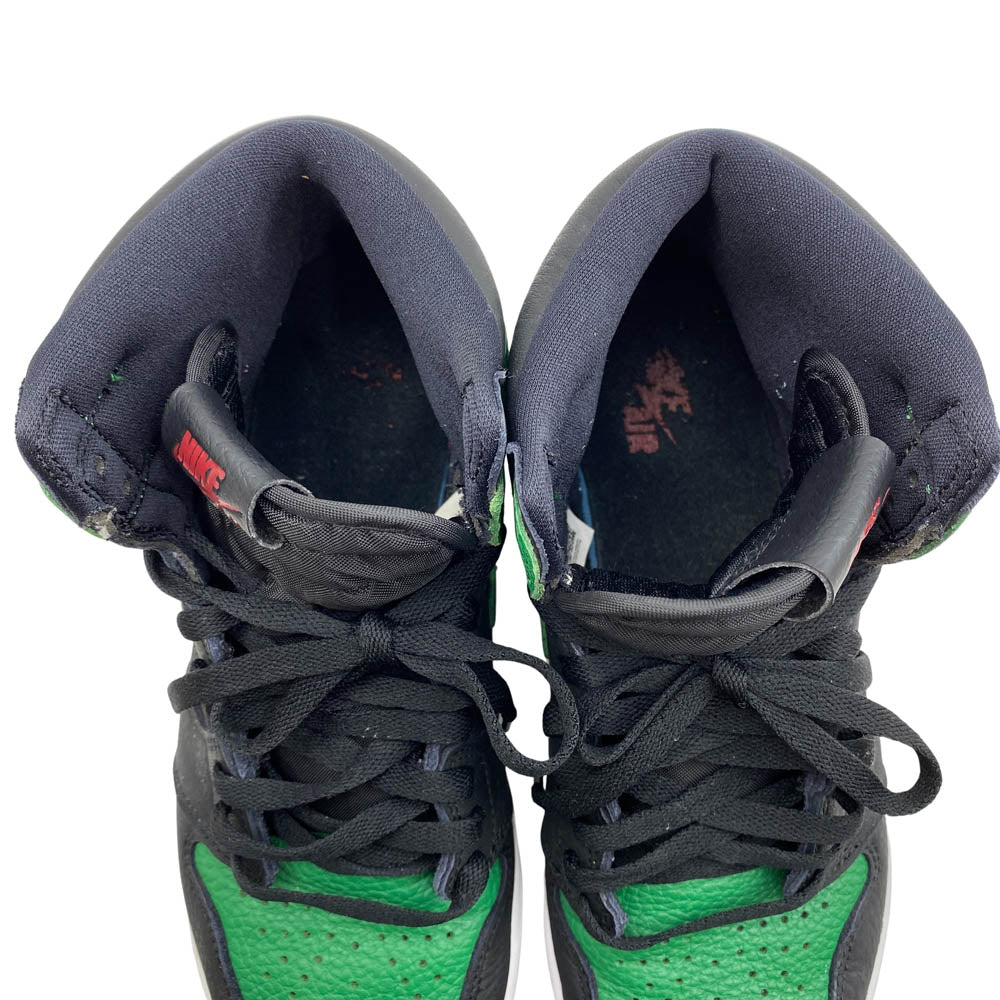 NIKE ナイキ 555088-030 Air Jordan 1 Retro High OG Black Pine Green AJ1 エアジョーダン1 レトロ ハイカットスニーカー ブラック系 グリーン系 27cm【中古】