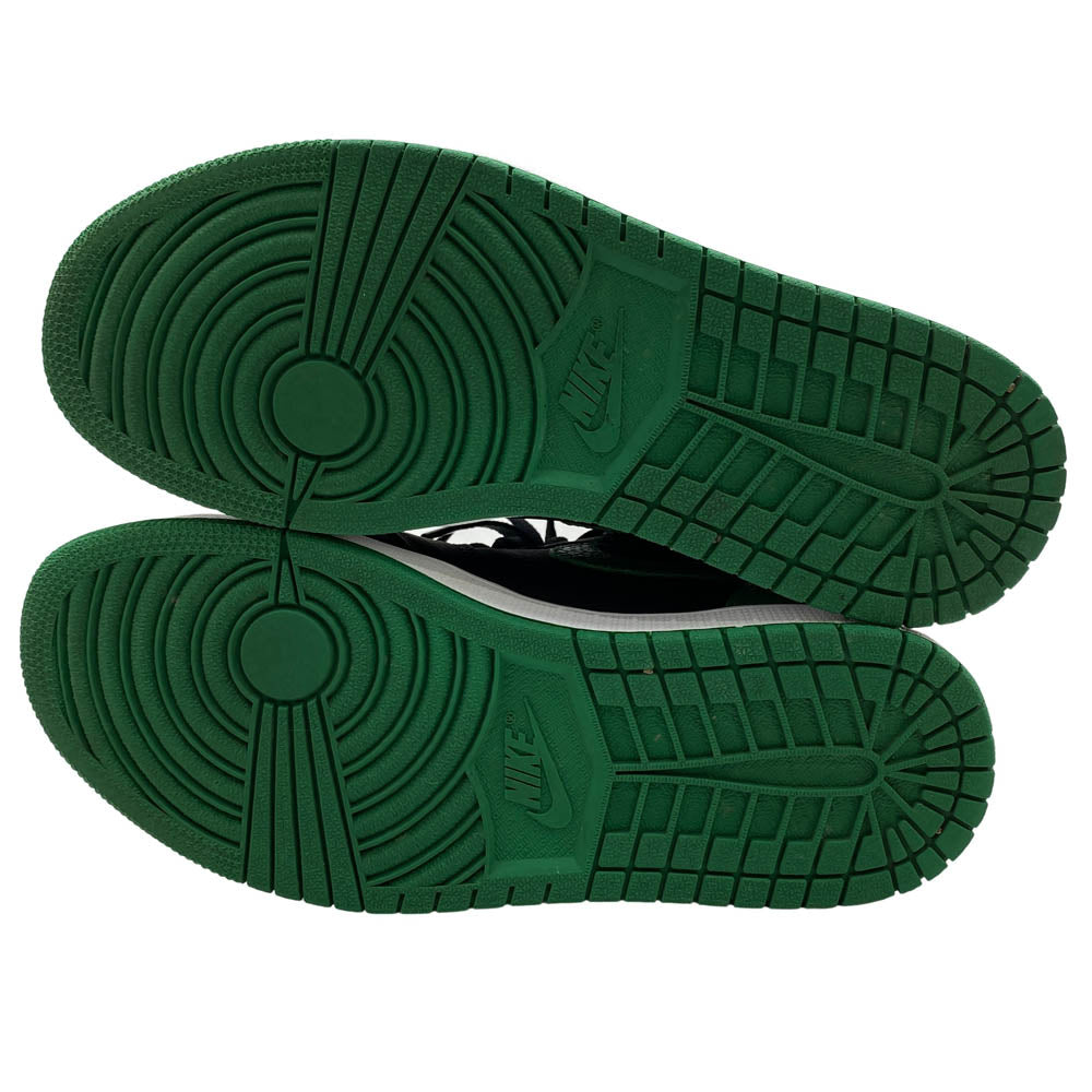 NIKE ナイキ 555088-030 Air Jordan 1 Retro High OG Black Pine Green AJ1 エアジョーダン1 レトロ ハイカットスニーカー ブラック系 グリーン系 27cm【中古】