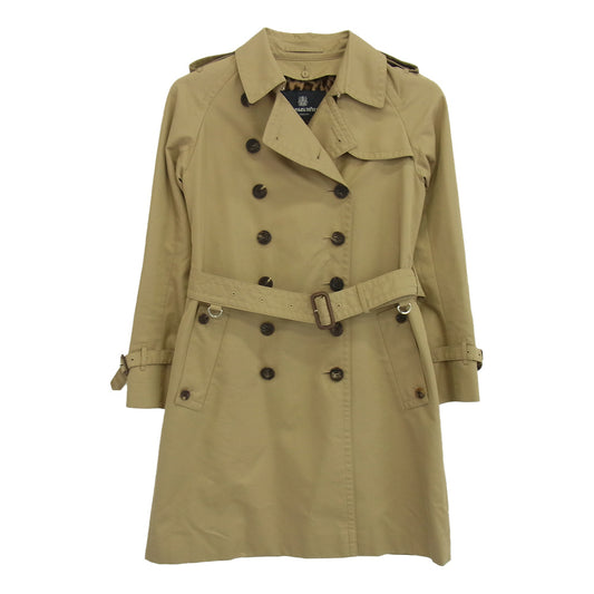 Aquascutum アクアスキュータム レオパード柄ライナー付き トレンチ コート ベージュ系 6【中古】