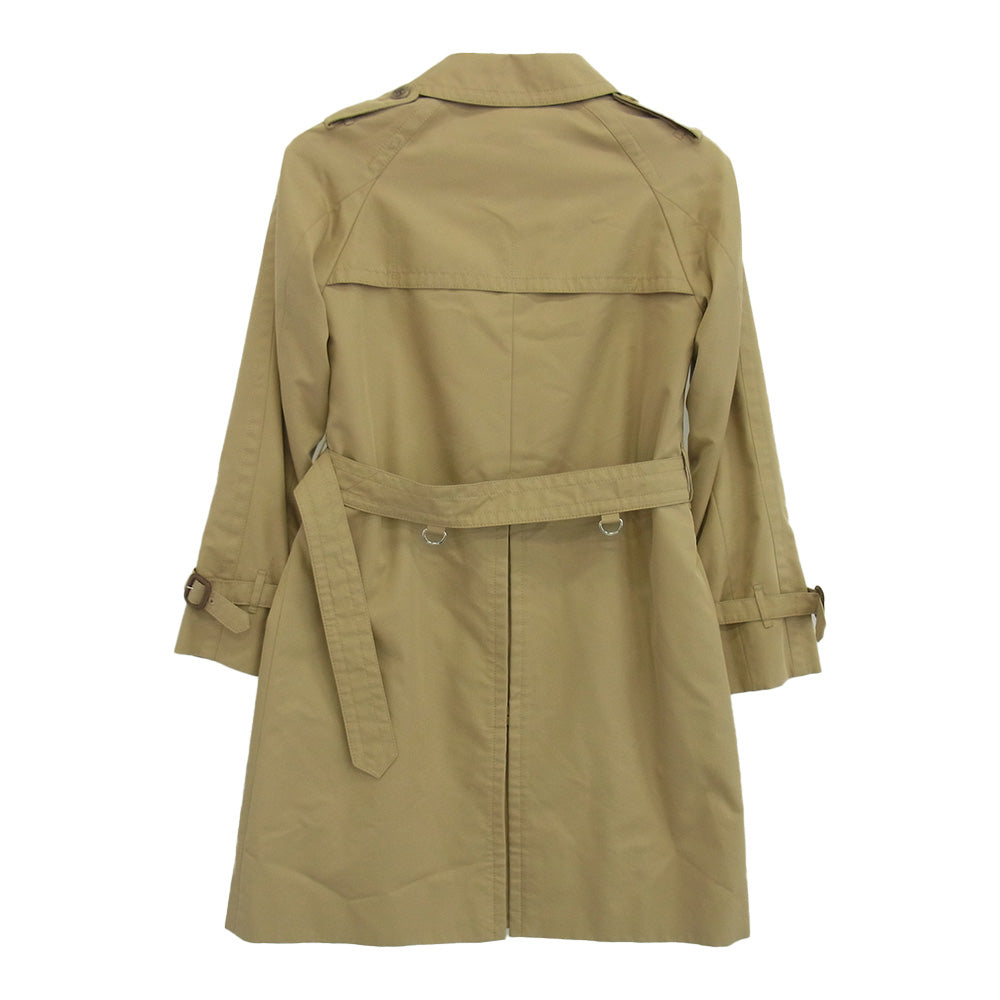 Aquascutum アクアスキュータム レオパード柄ライナー付き トレンチ コート ベージュ系 6【中古】