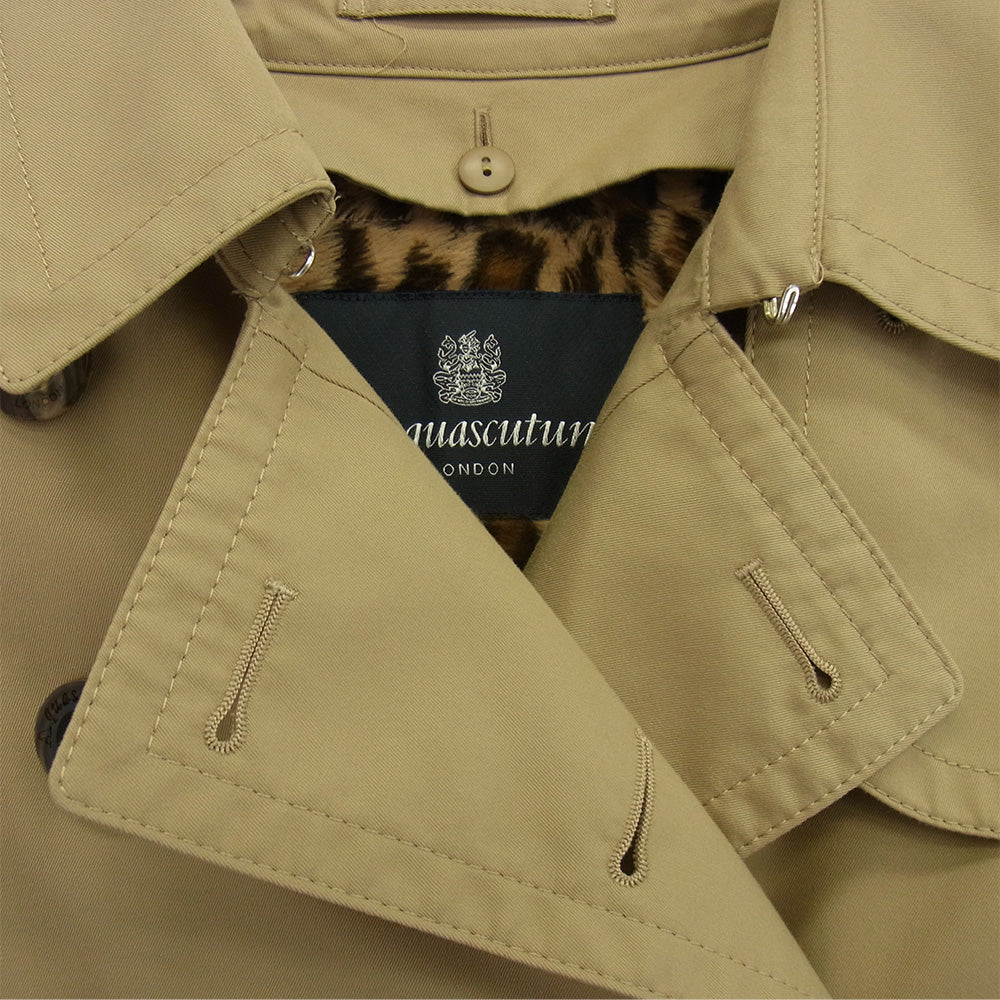 ◾︎極美品◾︎ アクアスキュータム トレンチコート ライナー 2way レオパード Aquascutum アクアスキュータム レオパード柄ライナー付き トレンチ