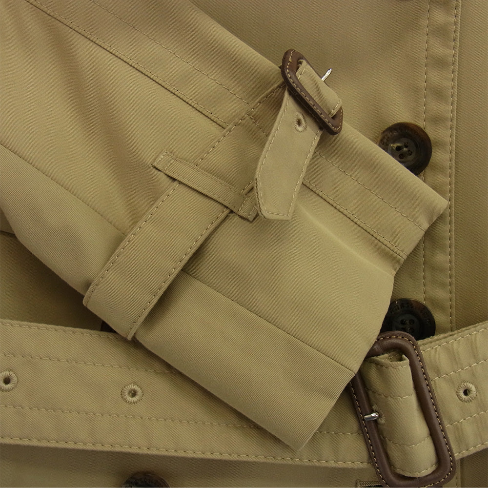 Aquascutum アクアスキュータム レオパード柄ライナー付き トレンチ コート ベージュ系 6【中古】