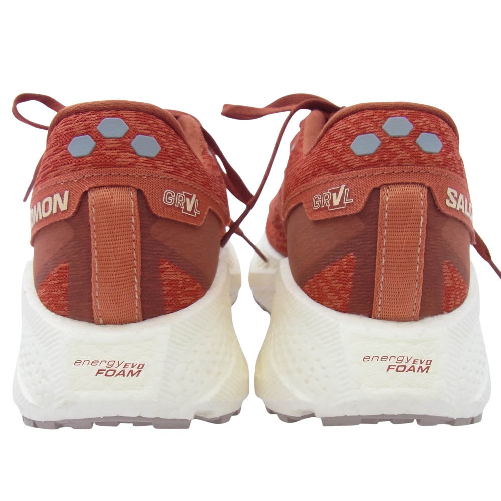 salomon サロモン 478127 AERO GLIDE 3 GRVL エアログライド 3 グラベル スニーカー レッド系 24cm【美品】【中古】