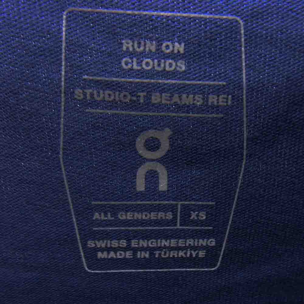 ON オン 25AW REI Co-op Studio-T Shirt BEAMS別注 スタジオ Tシャツ ネイビー系 XS【美品】【中古】
