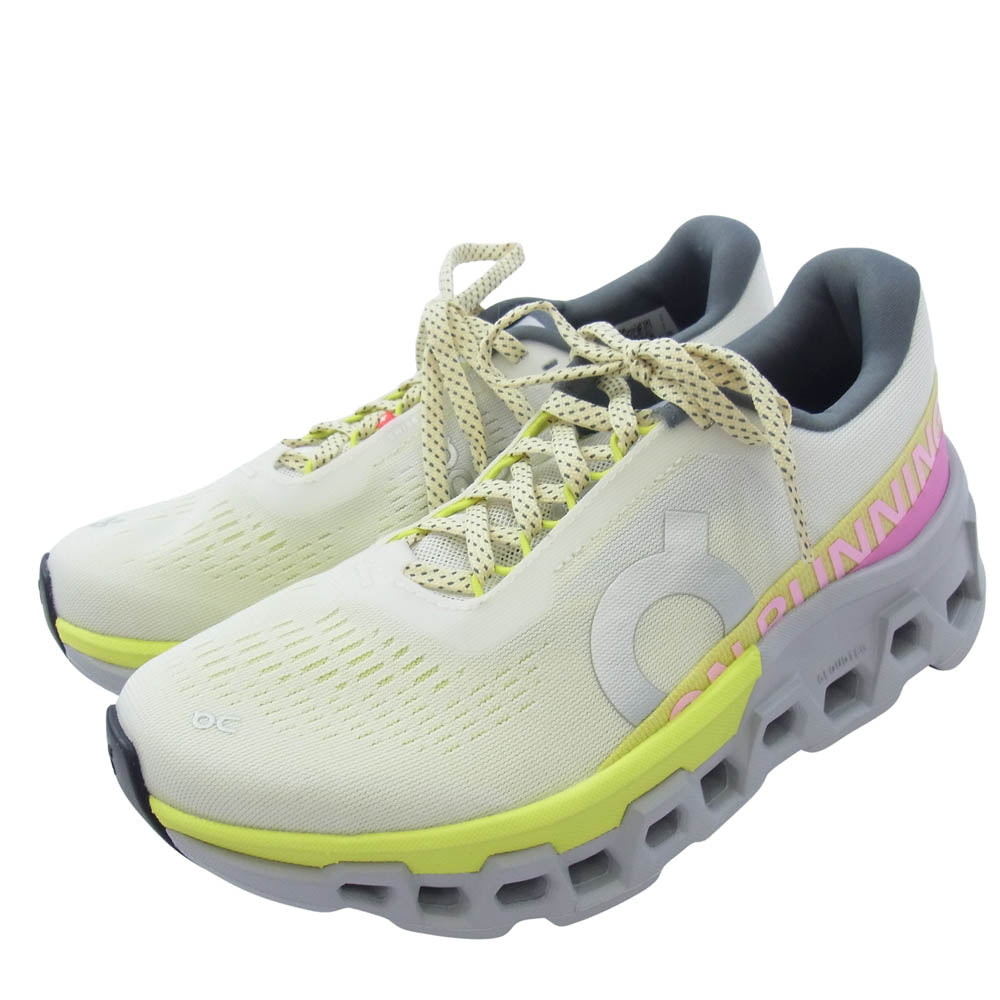 ON オン 3wf30793072 Cloudmonster 2 exclusive クラウドモンスター 2 ランニングシューズ　スニーカー ホワイト系 24cm【極上美品】【中古】
