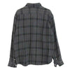 Supreme シュプリーム 23SS basket weave plaid shirt バスケット ウィーブ チェック 長袖シャツ モスグリーン系 M【中古】