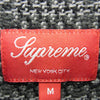 Supreme シュプリーム 23SS basket weave plaid shirt バスケット ウィーブ チェック 長袖シャツ モスグリーン系 M【中古】