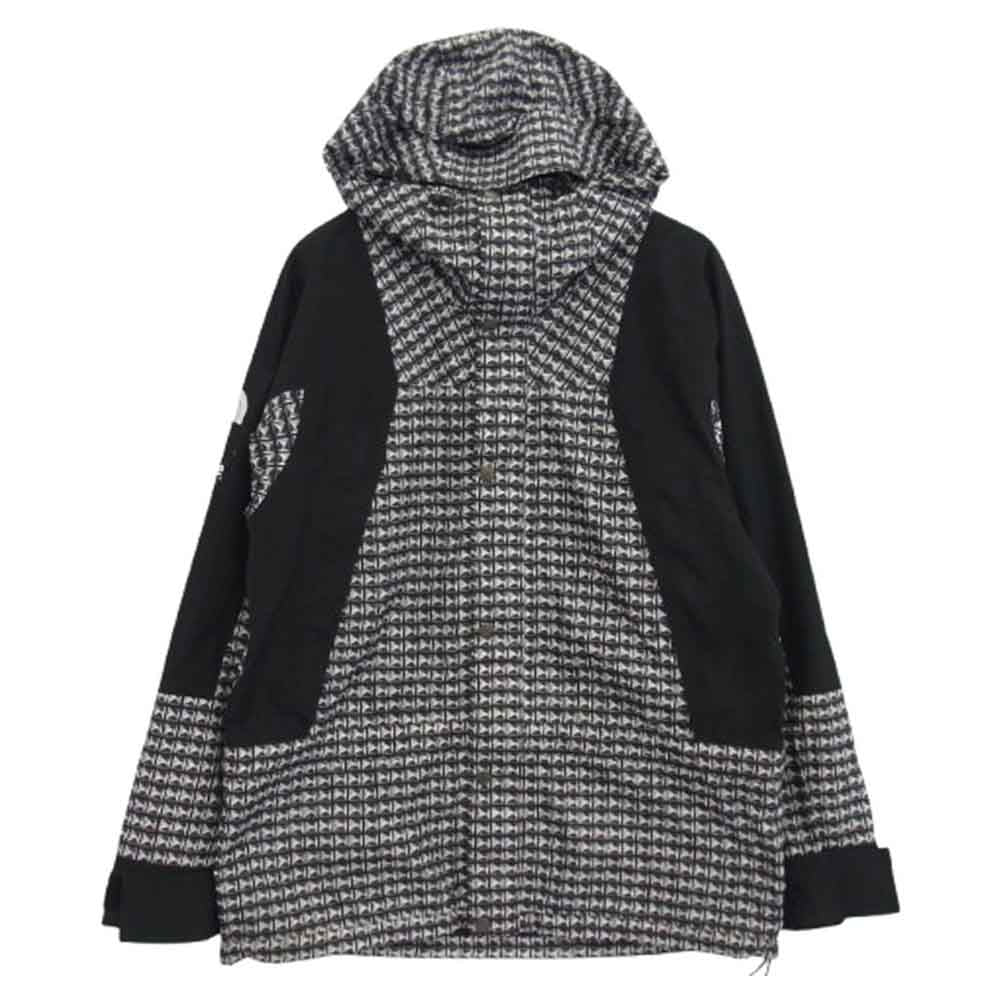 Supreme シュプリーム 21SS NP12103I × THE NORTH FACE ノースフェイス Studded Mountain Light Jacket スタディッドプリント マウンテンパーカー ナイロンジャケット ブラック系 M【中古】