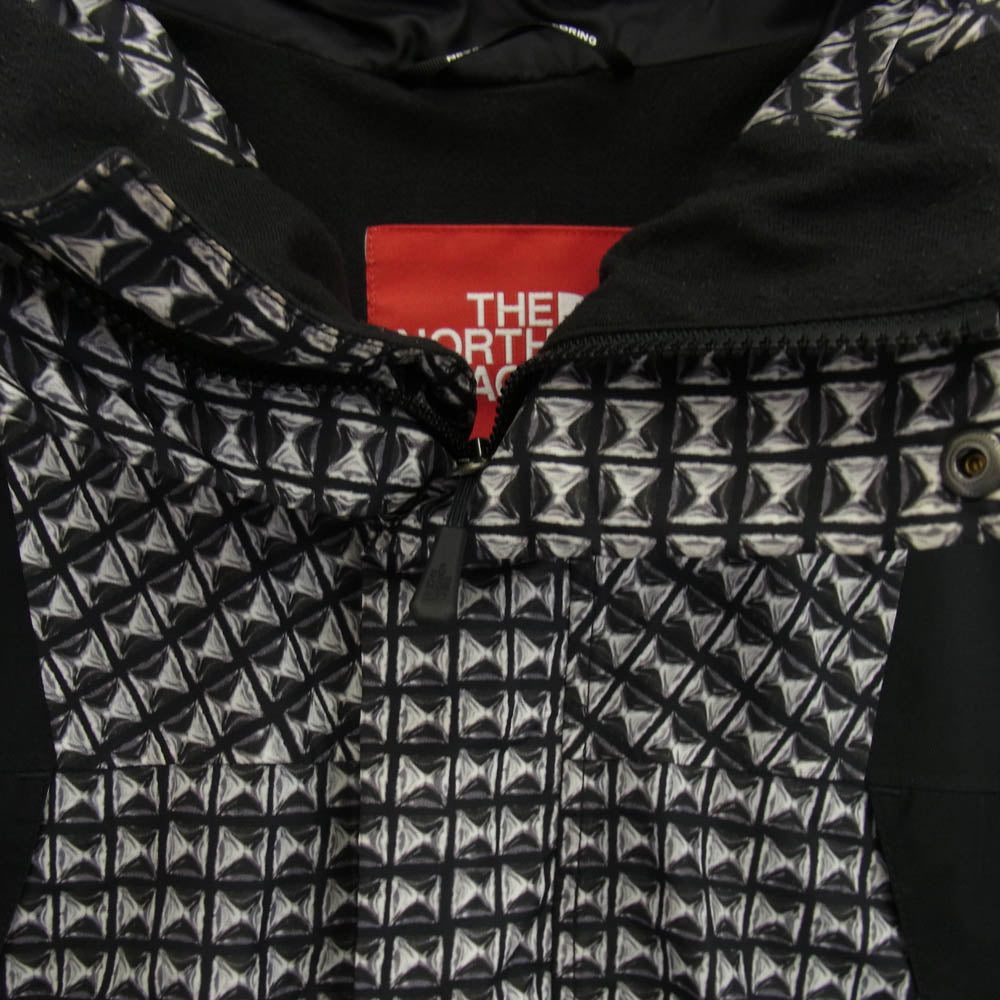 Supreme シュプリーム 21SS NP12103I × THE NORTH FACE ノースフェイス Studded Mountain Light Jacket スタディッドプリント マウンテンパーカー ナイロンジャケット ブラック系 M【中古】