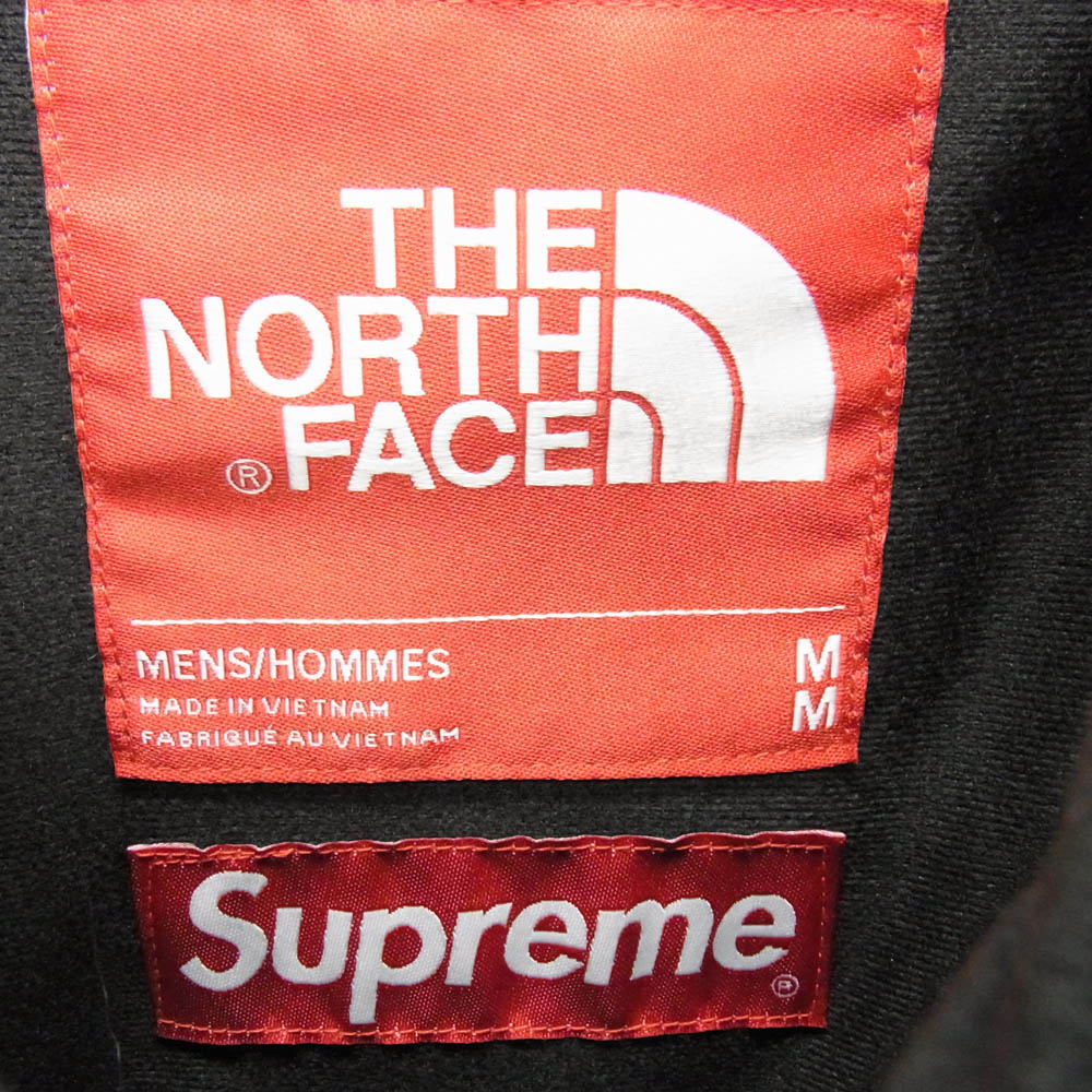 Supreme シュプリーム 21SS NP12103I × THE NORTH FACE ノースフェイス Studded Mountain Light Jacket スタディッドプリント マウンテンパーカー ナイロンジャケット ブラック系 M【中古】