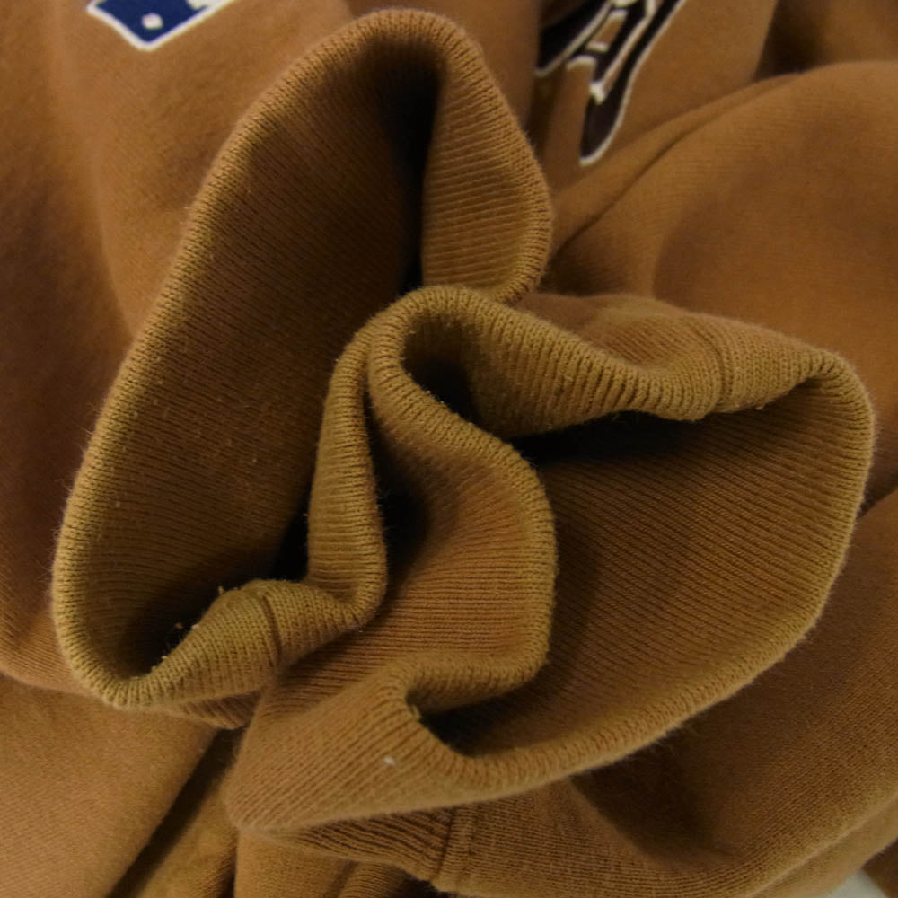 Supreme シュプリーム 22AW × New York Yankees ニューヨーク ヤンキース Kanji Hooded Sweatshirt カンジ フーディー スウェットシャツ プルオーバーパーカー ブラウン系 XL【中古】