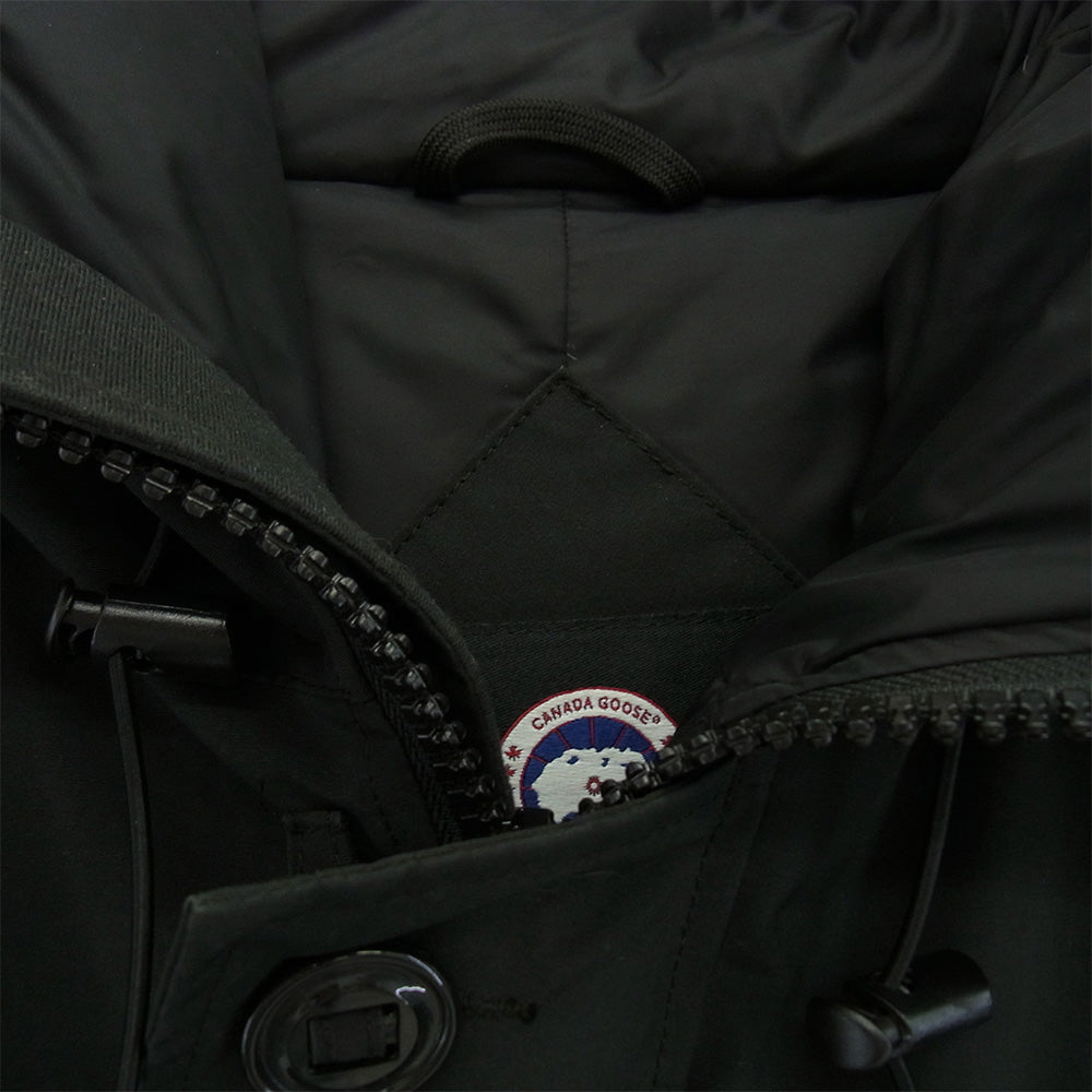 CANADA GOOSE カナダグース 3426MA カナダグースジャパンタグ CHATEAU PARKA シャトー パーカー ファー フーデッド ダウンジャケット ブラック系 XL【中古】