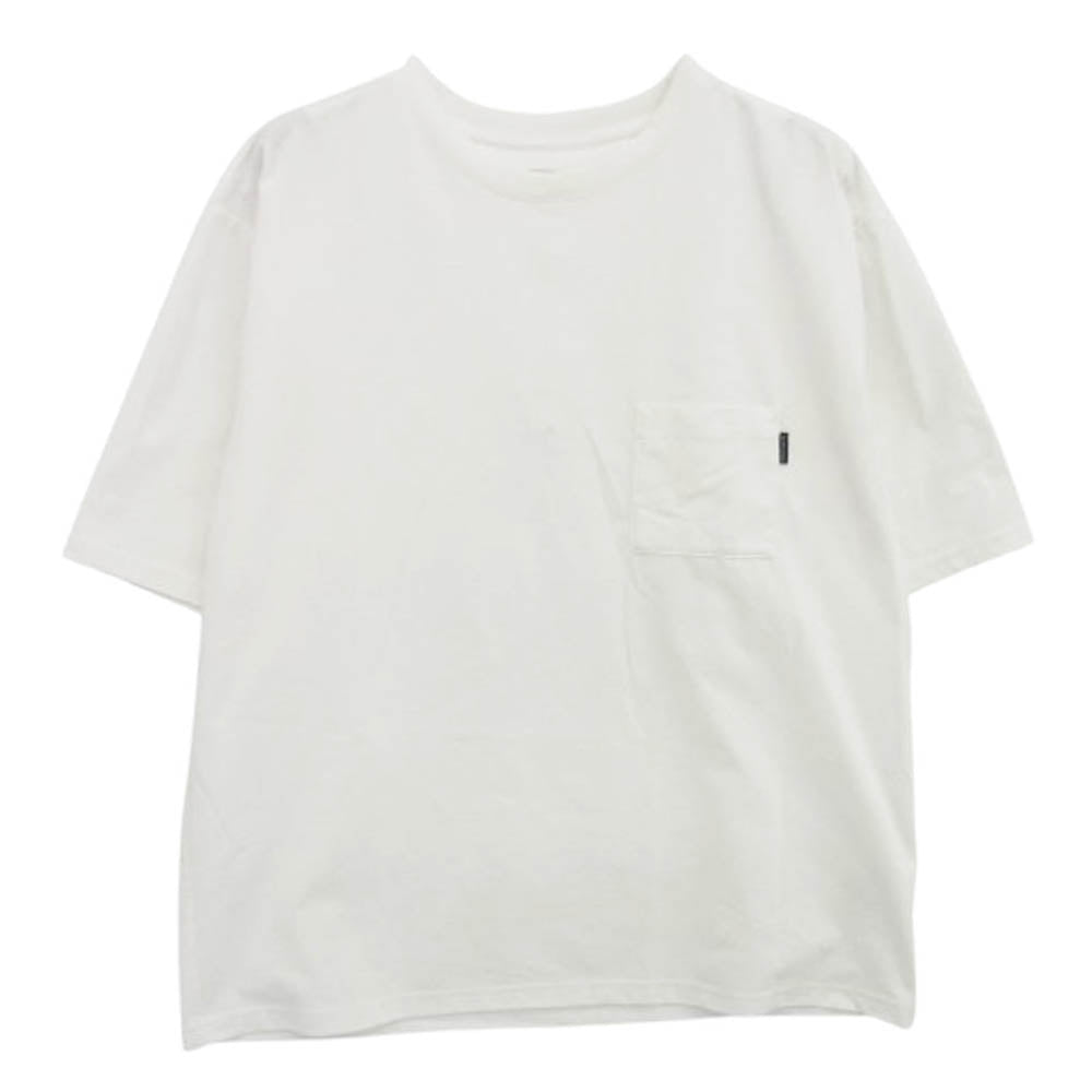 THE NORTH FACE ノースフェイス NT12342 S/S Airy Pocket Tee ショートスリーブエアリーポケットティー 半袖 シャツ ホワイト系 L【中古】